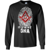 My DNA Fingerprints Freemason Square & Compass Symbol