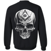 Skull Rider Freemason Square & Compass Symbol