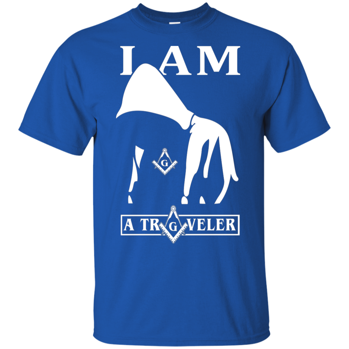 I Am A Traveler Freemason Square & Compass Symbol