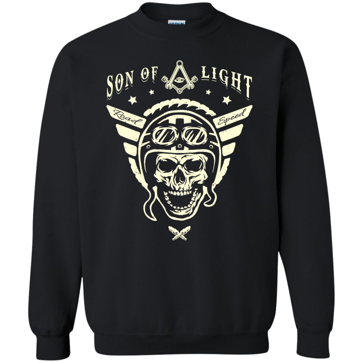 Son Of Light Rider Freemason Square & Compass Symbol