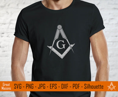 Freemasons Square and Compasses Symbol SVG, Png, Eps, Dxf, Jpg, Pdf File