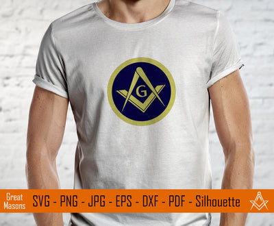 Freemasons Square and Compasses Symbol SVG, Png, Eps, Dxf, Jpg, Pdf File