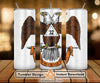 32nd Degree Scottish Rite Wings Down Masons Skinny Tumbler Wrap Png Straight & Tapered Tumbler File Digital