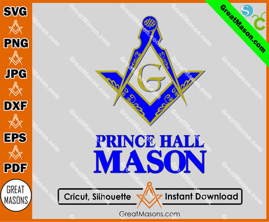 Prince Hall Mason Masonic SVG, Png, Eps, Dxf, Jpg, Pdf File