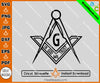 Mason In God We Trust Symbol Masonic SVG, Png, Eps, Dxf, Jpg, Pdf File