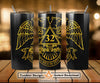 32rd Degree Scottish Rite Wings Down Masons Skinny Tumbler Wrap Png Straight & Tapered Tumbler File Digital