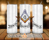 Faith Hope Charity Great Masons Skinny Tumbler Wrap Png Straight & Tapered Tumbler File Digital