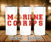 US Marine Corps Masonic Brother Freemasons United States Skinny Tumbler Wrap Png Straight & Tapered Tumbler File Digital