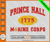 Prince Hall 1775 US Marine Corps Masonic Brother Freemason SVG, Png, Eps, Dxf, Jpg, Pdf File