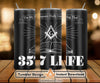 Mason On My Square Daily Living That 357 Life Skinny Tumbler Wrap Png Straight & Tapered Tumbler File Digital