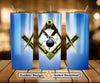 US Marine Corps Master Mason Eagle Sky Skinny Tumbler Wrap Png Straight & Tapered Tumbler File Digital