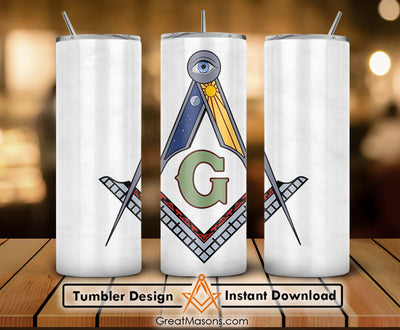 Masonic Square And Compasses From Darkness To Light Skinny Tumbler Wrap Png Straight & Tapered Tumbler File Digital