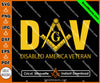 Masonic Disable America Veterans DAV Freemasons SVG, Png, Eps, Dxf, Jpg, Pdf File