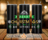 Merry Christmas Brothers Freemason Christmas Skinny Tumbler Wrap Png File