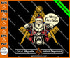 Santa Claus Merry Christmas Masonic Ride Motorcycle SVG, Png, Eps, Dxf, Jpg, Pdf File