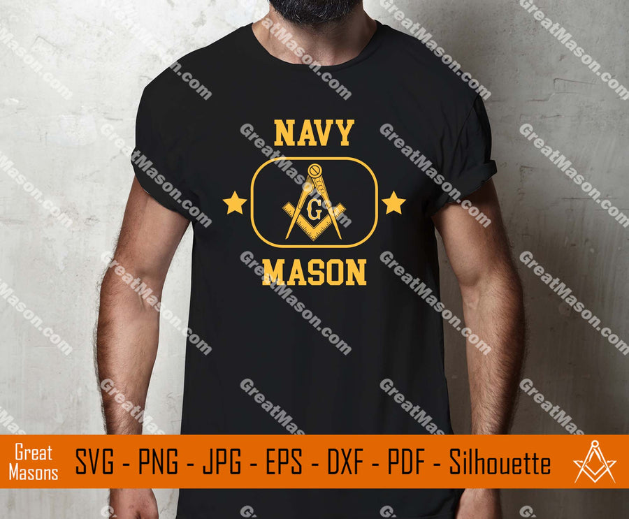 US Navy Mason Square And Compass United States Freemason SVG, Png, Eps, Dxf, Jpg, Pdf File