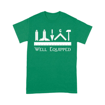 Well Equipped Freemason - T Shirt