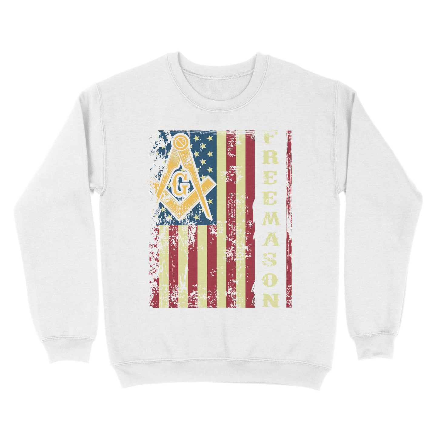 American Flag Freemason - Sweatshirt