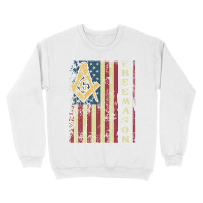 American Flag Freemason - Sweatshirt