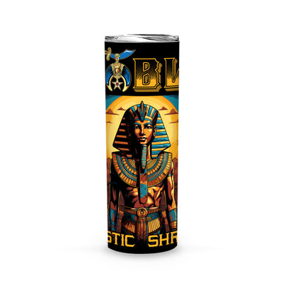 Noble Mystic Shriner Pharaoh King Of The Desert - Skinny Tumbler - MS230728_16