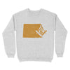 Wyoming Freemason State Map Square & Compass Symbol - Sweatshirt