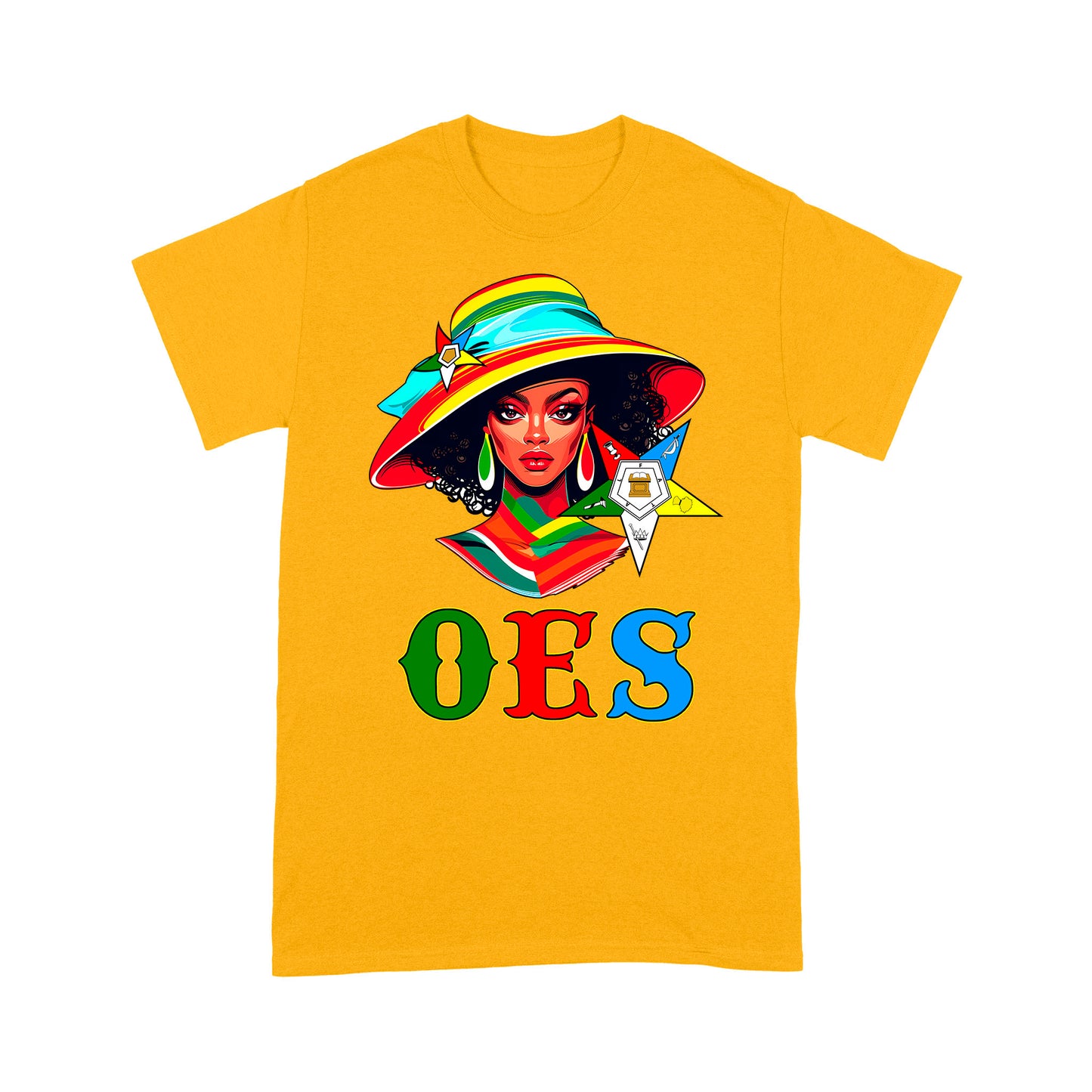 OES Black Beautiful Sister Floppy Wide - Brimmed Hat FATAL - T Shirt - OES230710_11