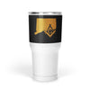 Connecticut Square & Compass Freemason symbol state map - Large Tumbler