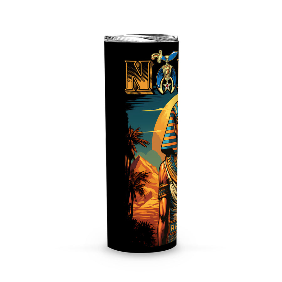 Noble Shriner Pharaoh Tutankhamun AAONMS - Skinny Tumbler - MS230728_05a