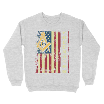 American Flag Freemason - Sweatshirt