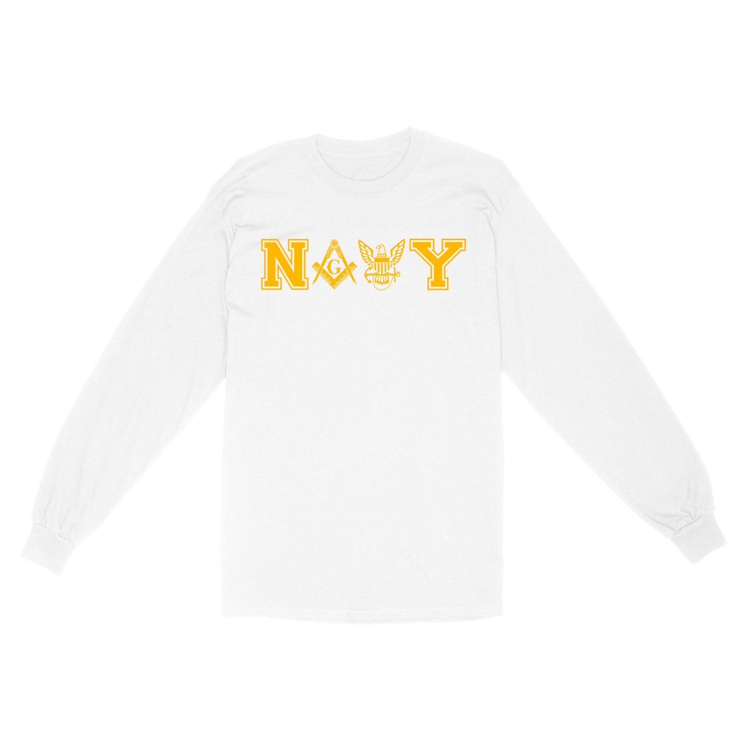 Navy Freemason - Long Sleeve