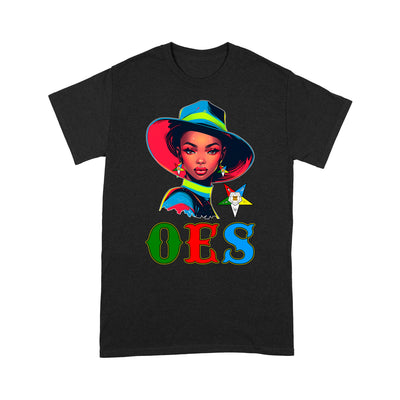 OES Black Beautiful Sister Floppy Wide - Brimmed Hat FATAL - T Shirt - OES230707_01