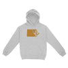 Wyoming Freemason State Map Square & Compass Symbol - Hoodie