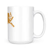 Alaska square & compass freemason symbol state map - White Mug