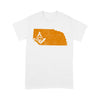 Nebraska Freemason State Map Square & Compass Symbol - T Shirt