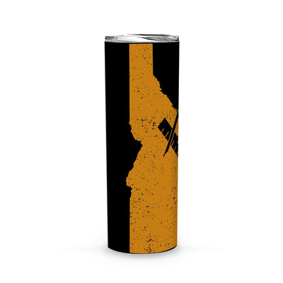 Idaho Square & Compass Freemason symbol state map -Skinny Tumbler