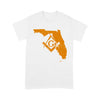 Florida Freemason State Map Square & Compass Symbol - T Shirt