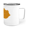 Kentucky square & compass freemason symbol state map - Insulated Mug