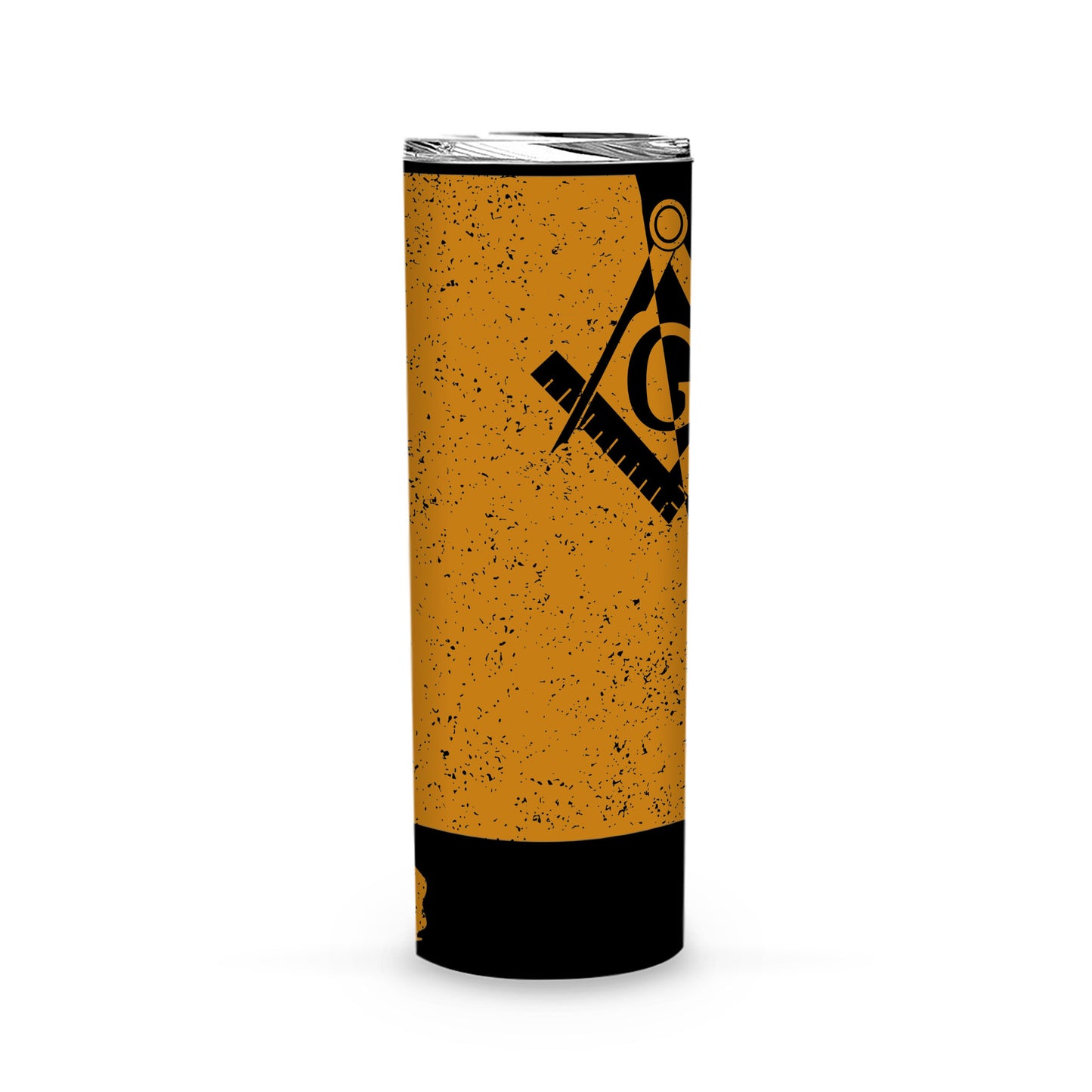 Alabama Square & Compass Freemason symbol state map -Skinny Tumbler