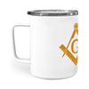 Arizona square & compass freemason symbol state map - Insulated Mug