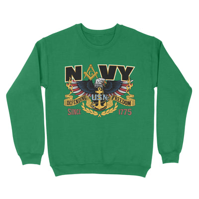 Navy Since 1775 Freemason - Sweatshirt