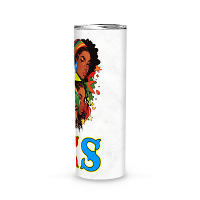 OES Black Beautiful Sisters Squad Team FATAL - Skinny Tumbler - OES230710_03