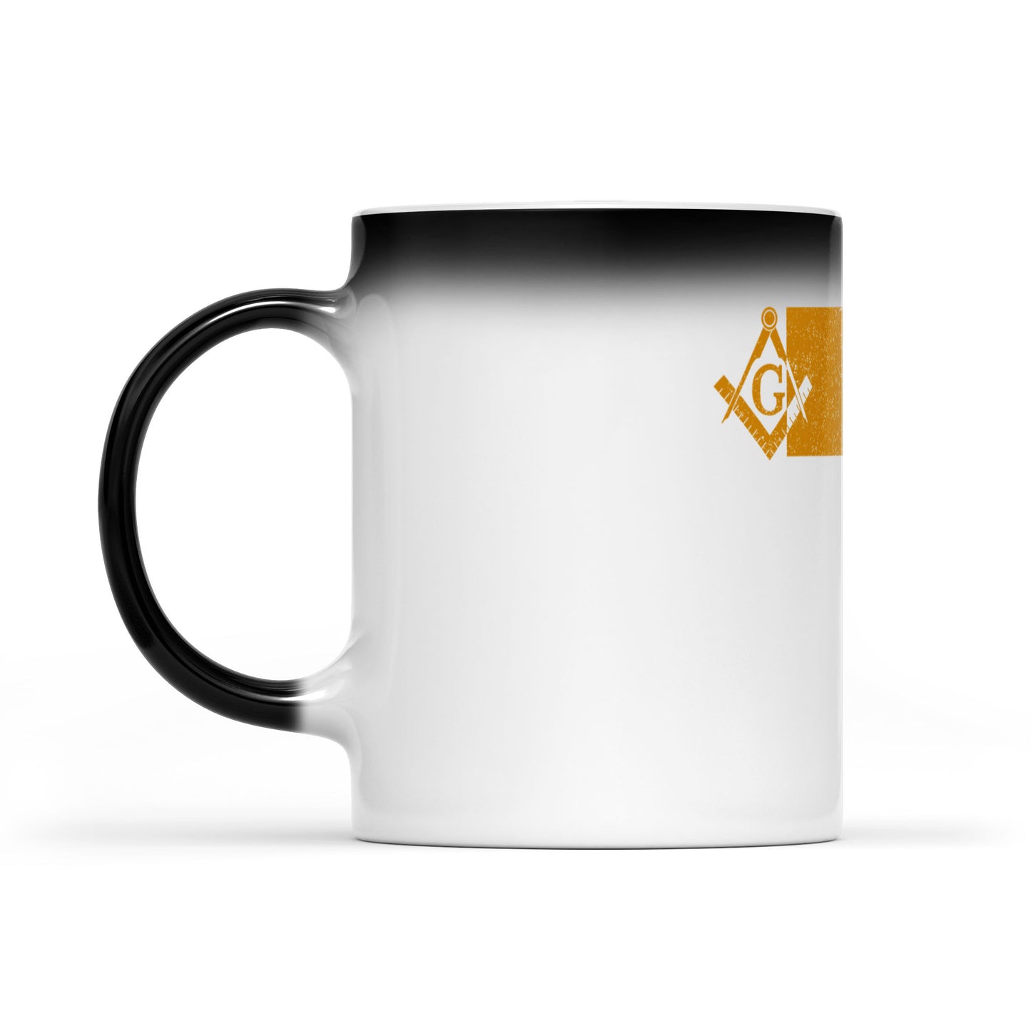 Kansas square & compass freemason symbol state map - Color Changing Mug