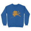 Alaska Freemason State Map Square & Compass Symbol - Sweatshirt