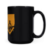 Connecticut square & compass freemason symbol state map - Black Mug