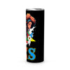 OES Black Beautiful Sisters Squad Team FATAL - Skinny Tumbler - OES230710_04