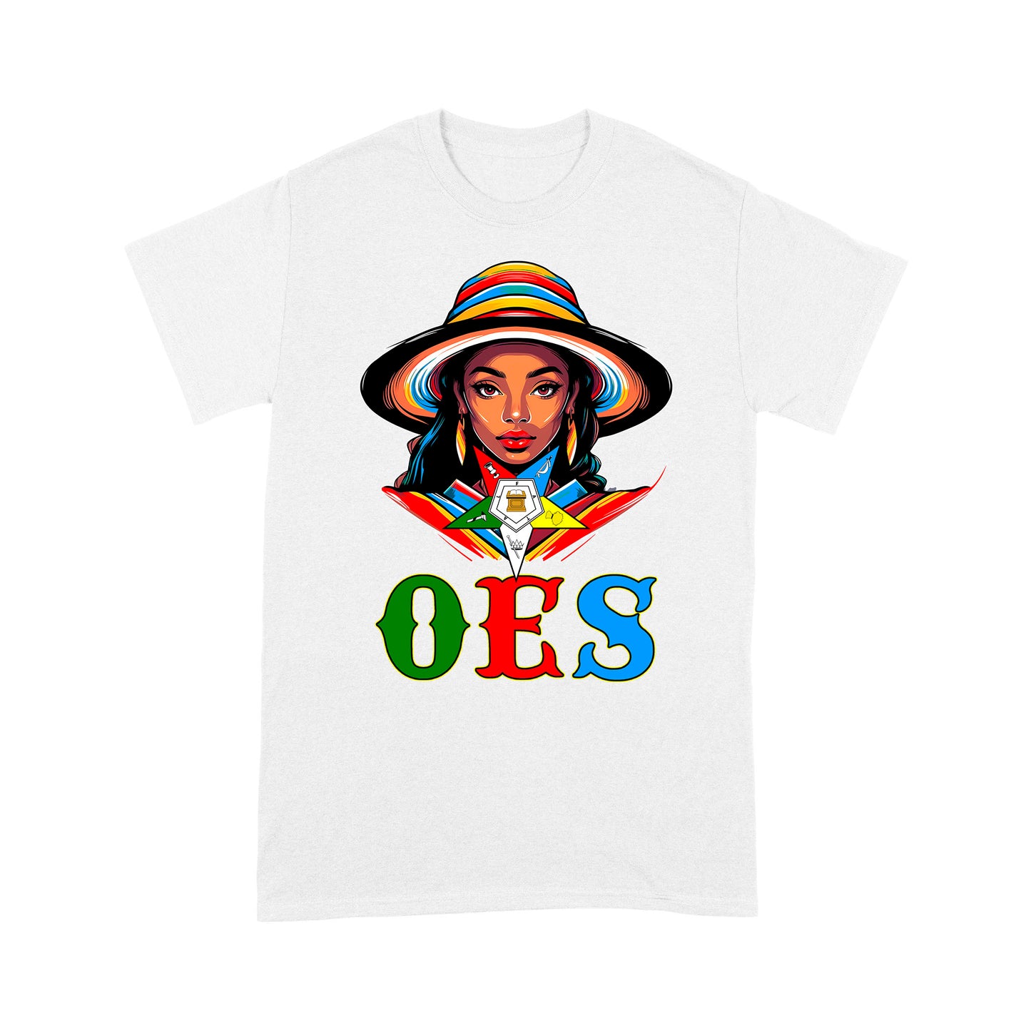 OES Black Beautiful Sister Floppy Wide - Brimmed Hat FATAL - T Shirt - OES230710_06