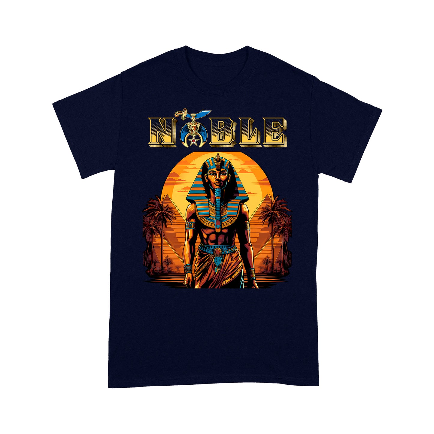 Shriner Egyptian Pharaoh King Of The Desert Pyramids - T Shirt - MS230728_12