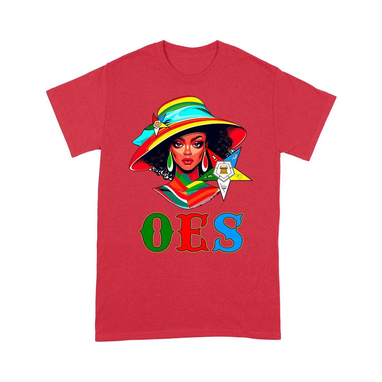 OES Black Beautiful Sister Floppy Wide - Brimmed Hat FATAL - T Shirt - OES230710_11