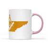 Tennessee square & compass freemason symbol state map - Accent Mug