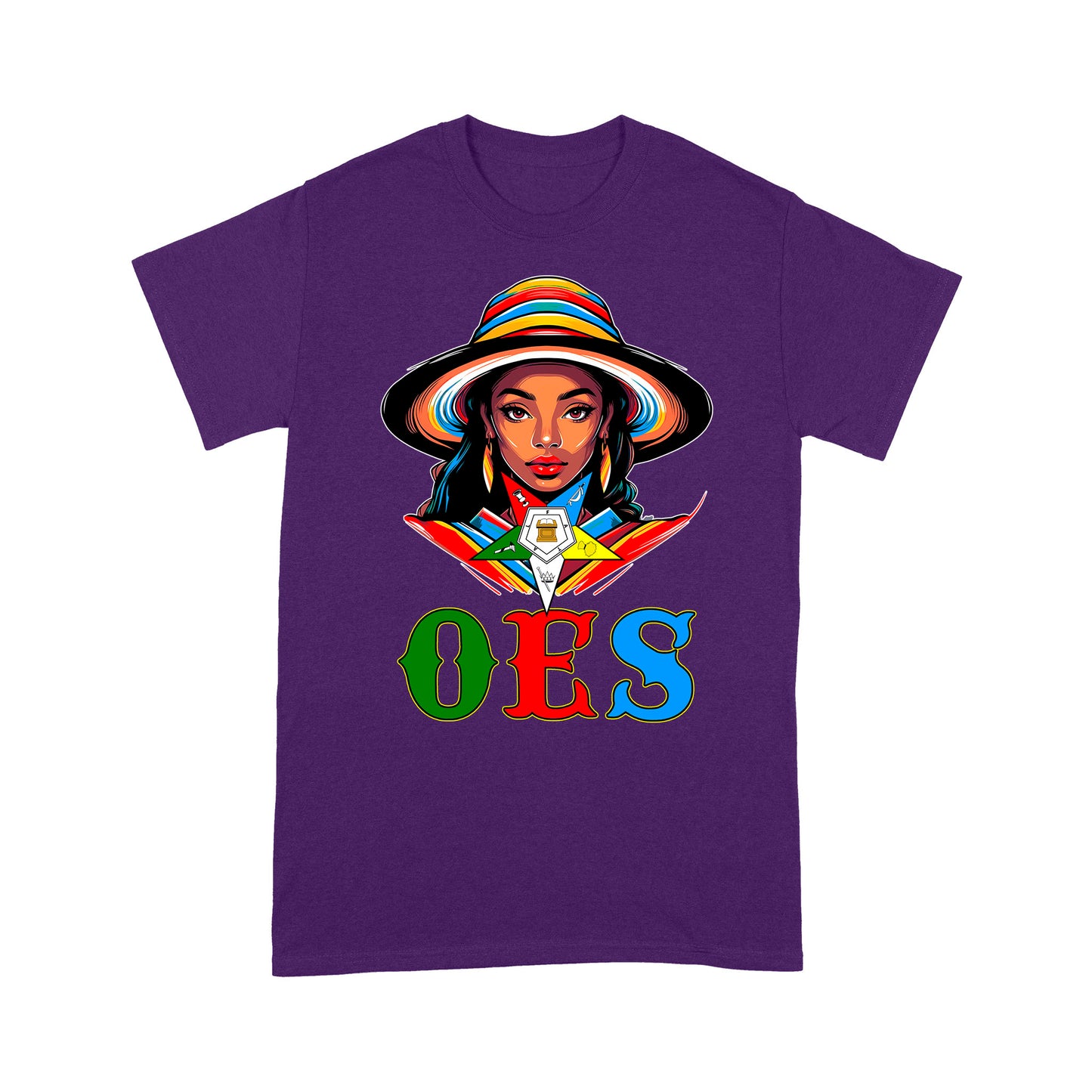 OES Black Beautiful Sister Floppy Wide - Brimmed Hat FATAL - T Shirt - OES230710_06